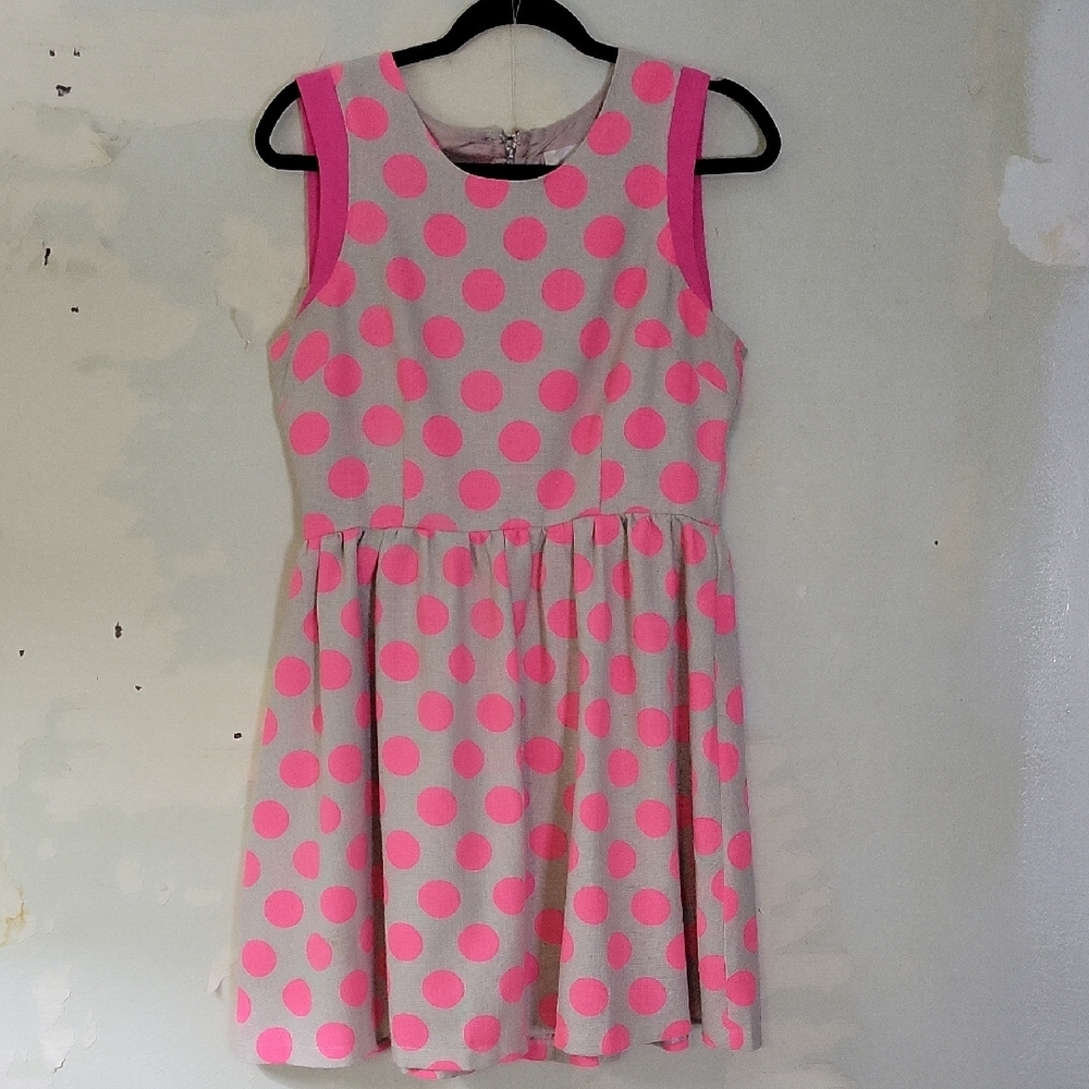 Pink Polka Dot Dress